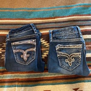 Lot of Rock Revival Bootcut Jeans size 28